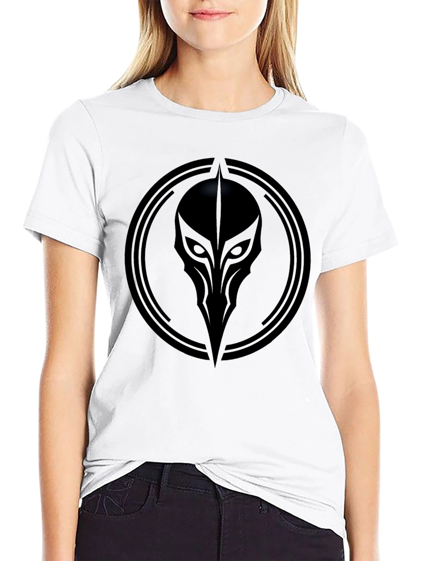 Mystic Raven Graphic Black T-Shirt