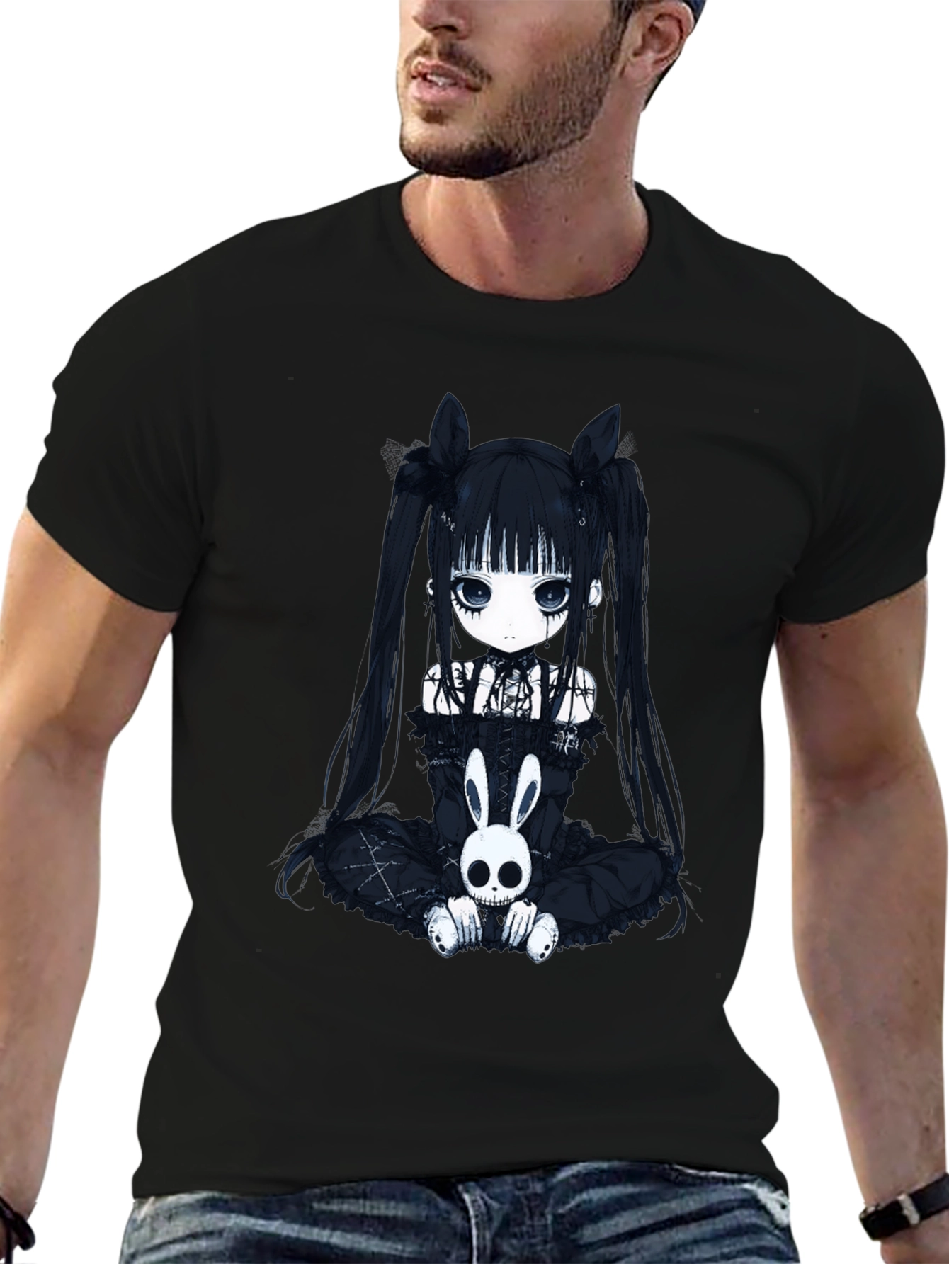 Gothic Anime Girl T-Shirt