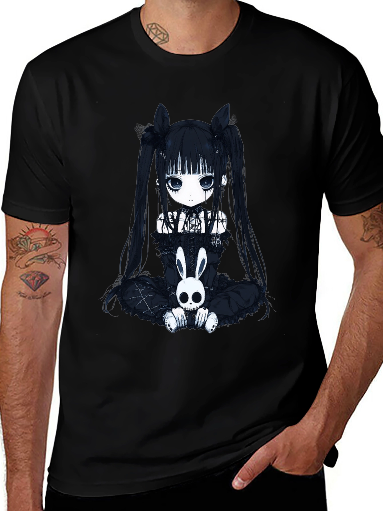 Gothic Anime Girl T-Shirt