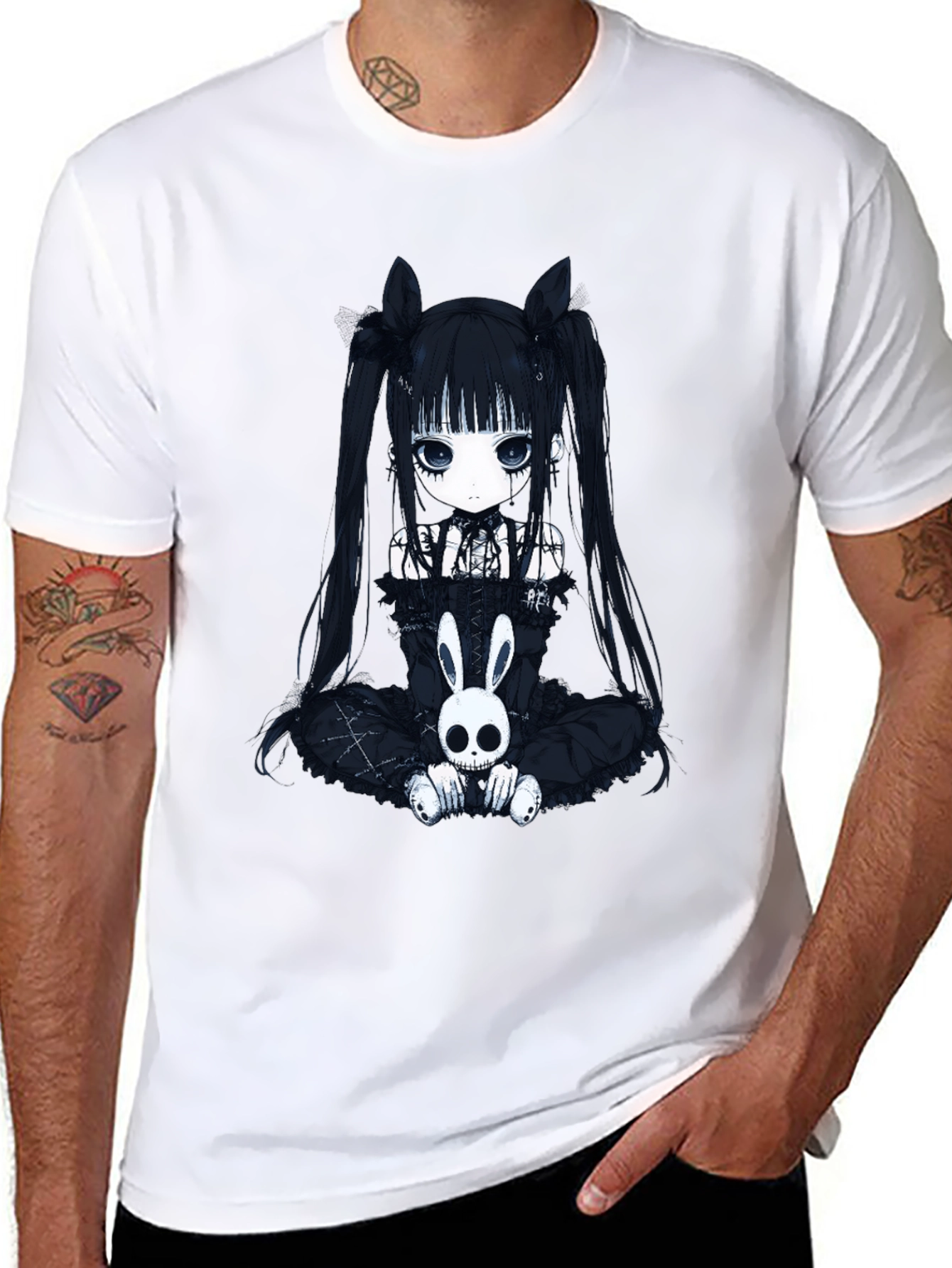 Gothic Anime Girl T-Shirt