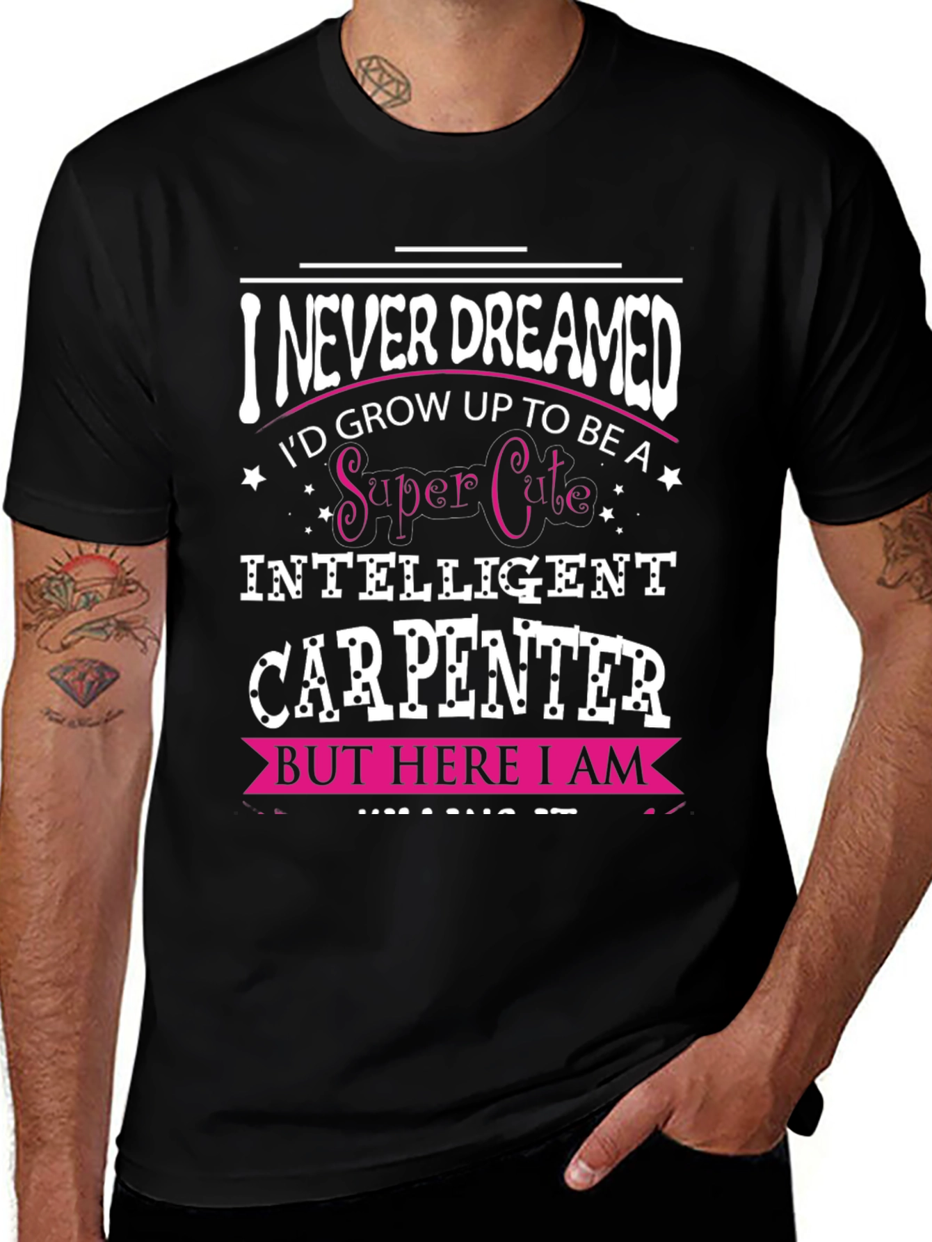Super Cute Intelligent Carpenter T-Shirt