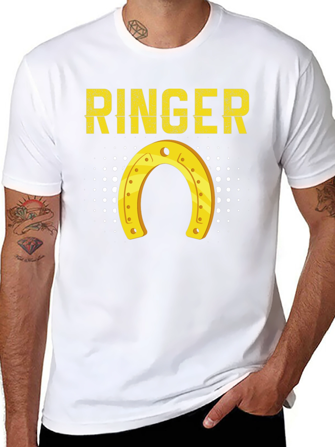RINGER Horseshoe T-Shirt - Lucky Charm Tee