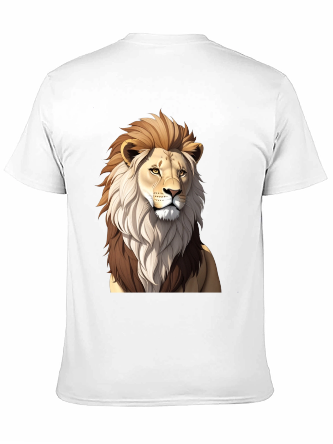 Lion Graphic Black T-Shirt - Mens Casual Wear