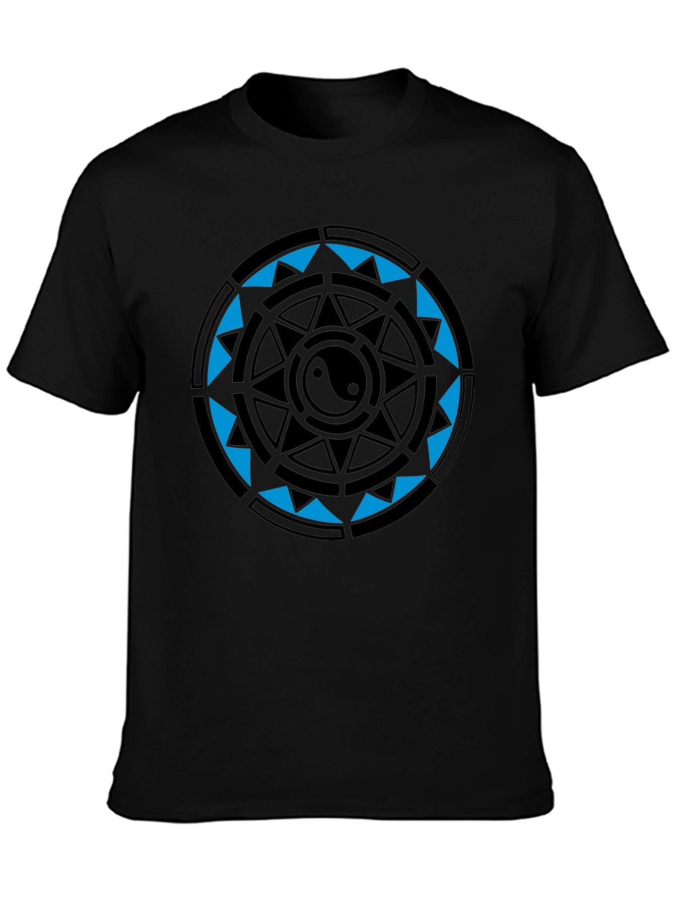 Yin Yang Mandala Graphic T-Shirt