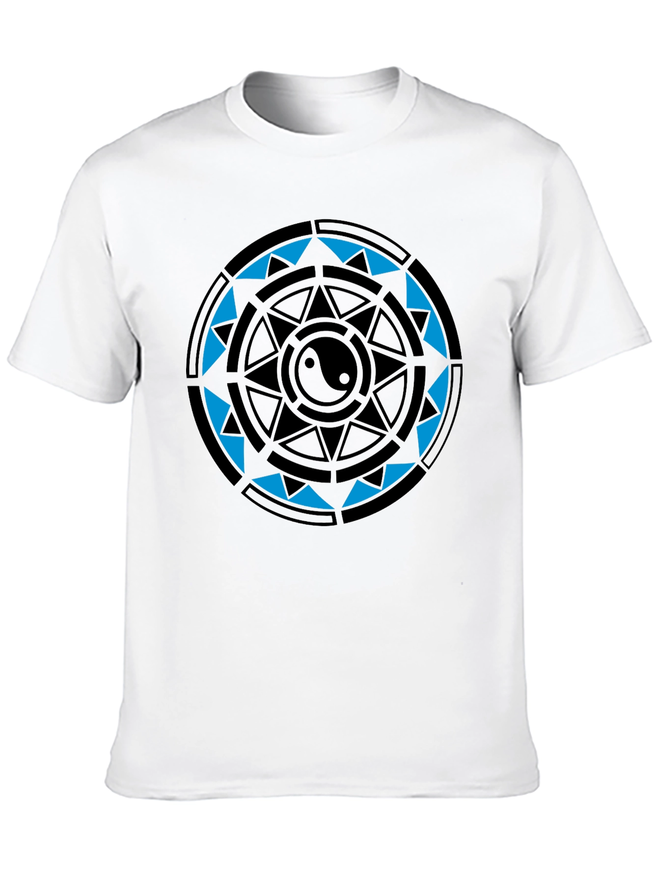 Yin Yang Mandala Graphic T-Shirt