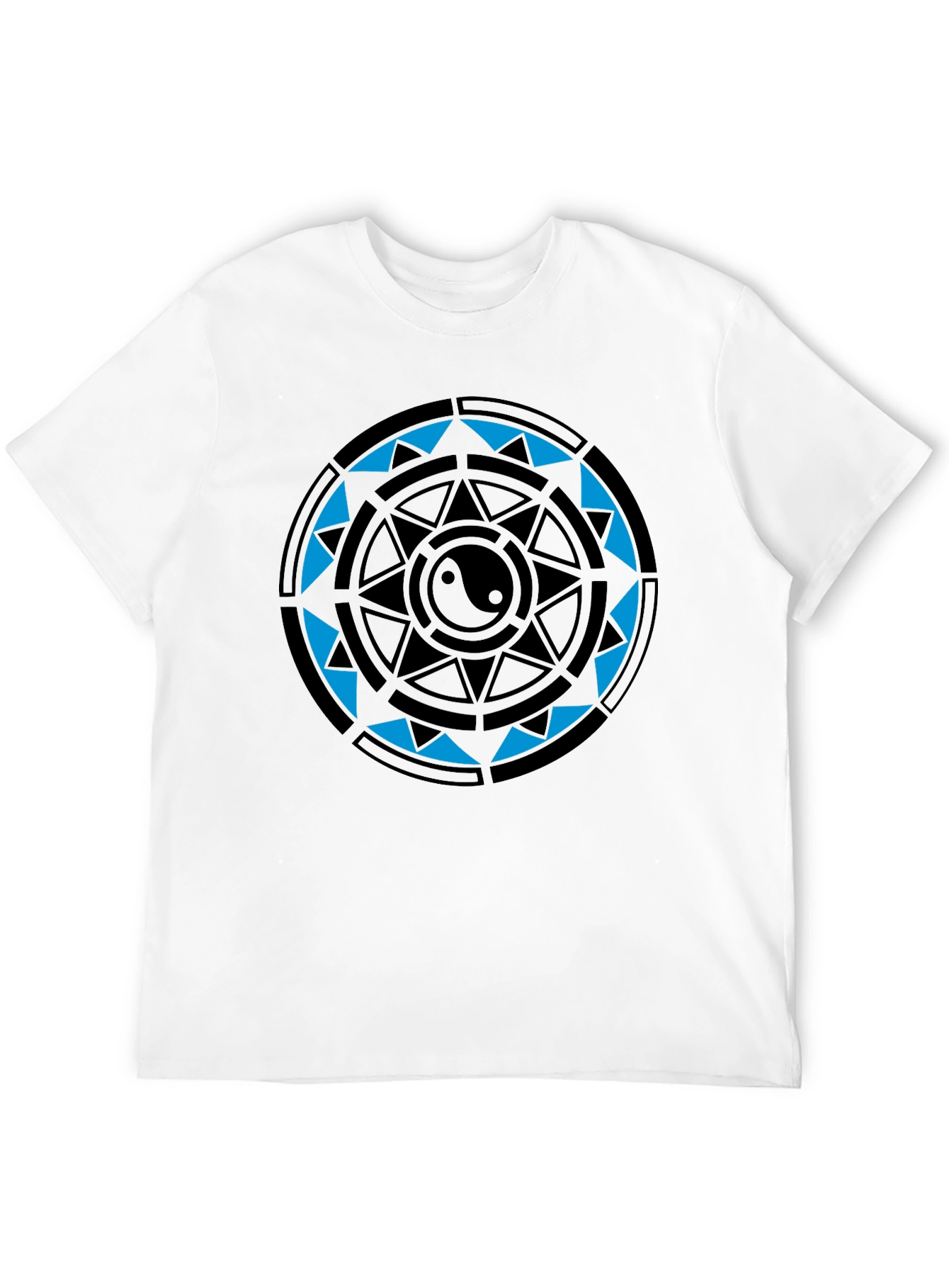 Yin Yang Mandala Graphic T-Shirt