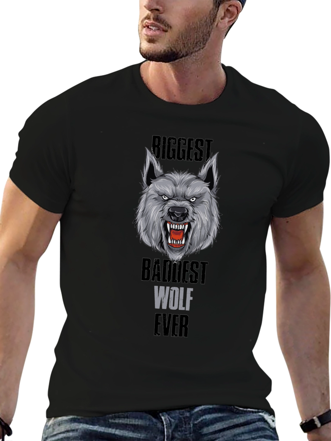 Biggest Baddest Wolf Ever T-Shirt