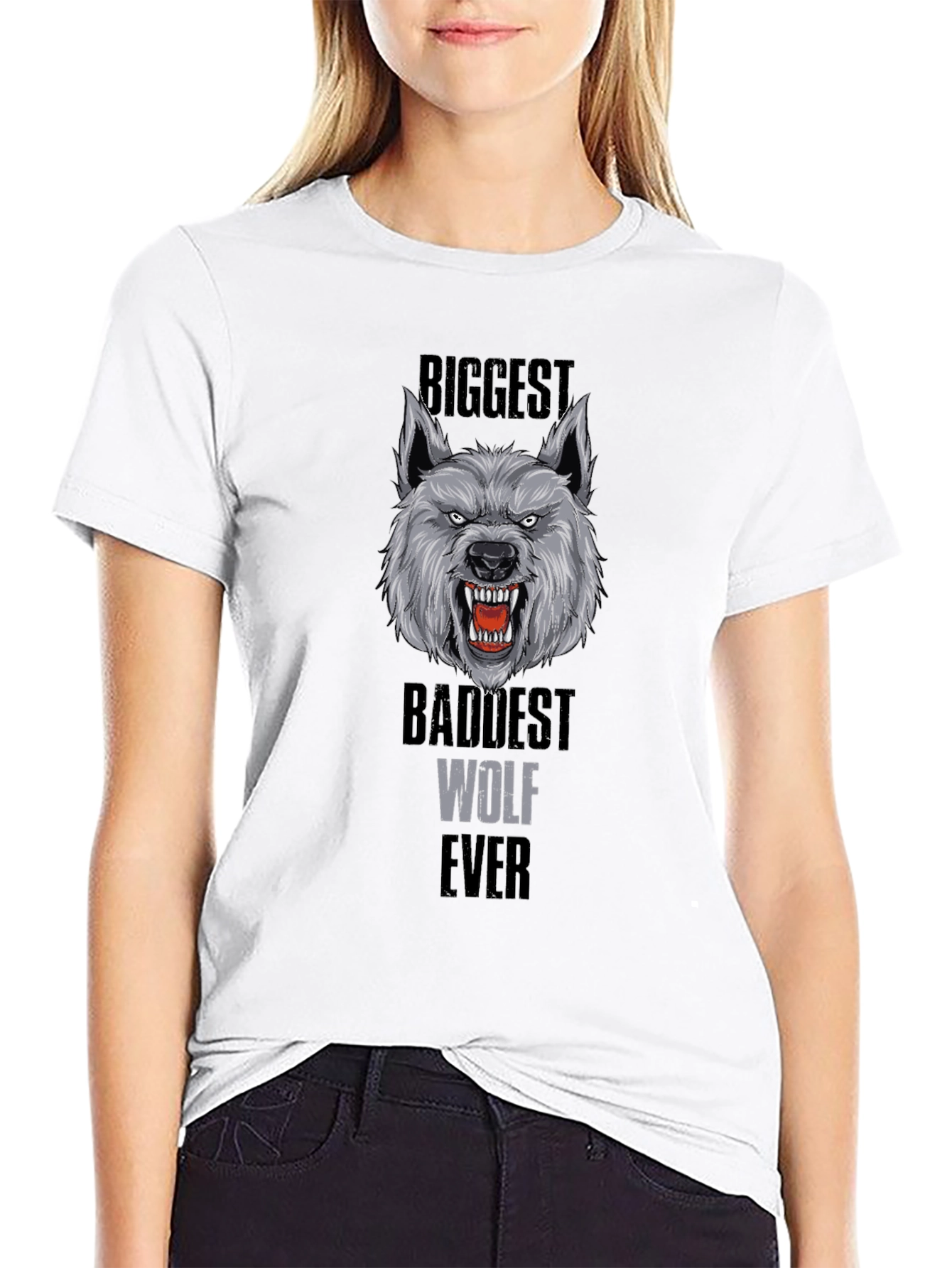 Biggest Baddest Wolf Ever T-Shirt