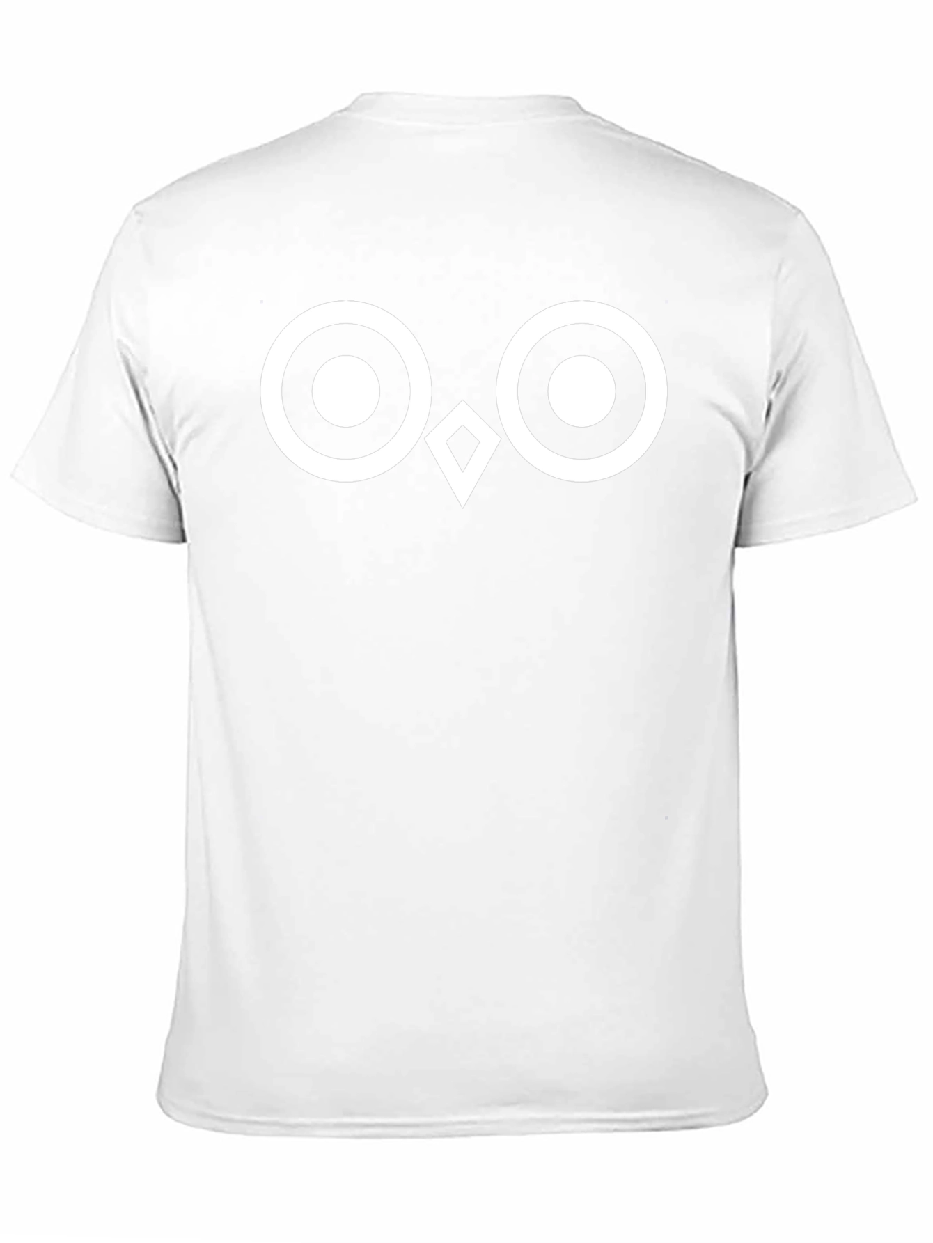 Owl Face Graphic Black Tee - Quirky Mens T-Shirt