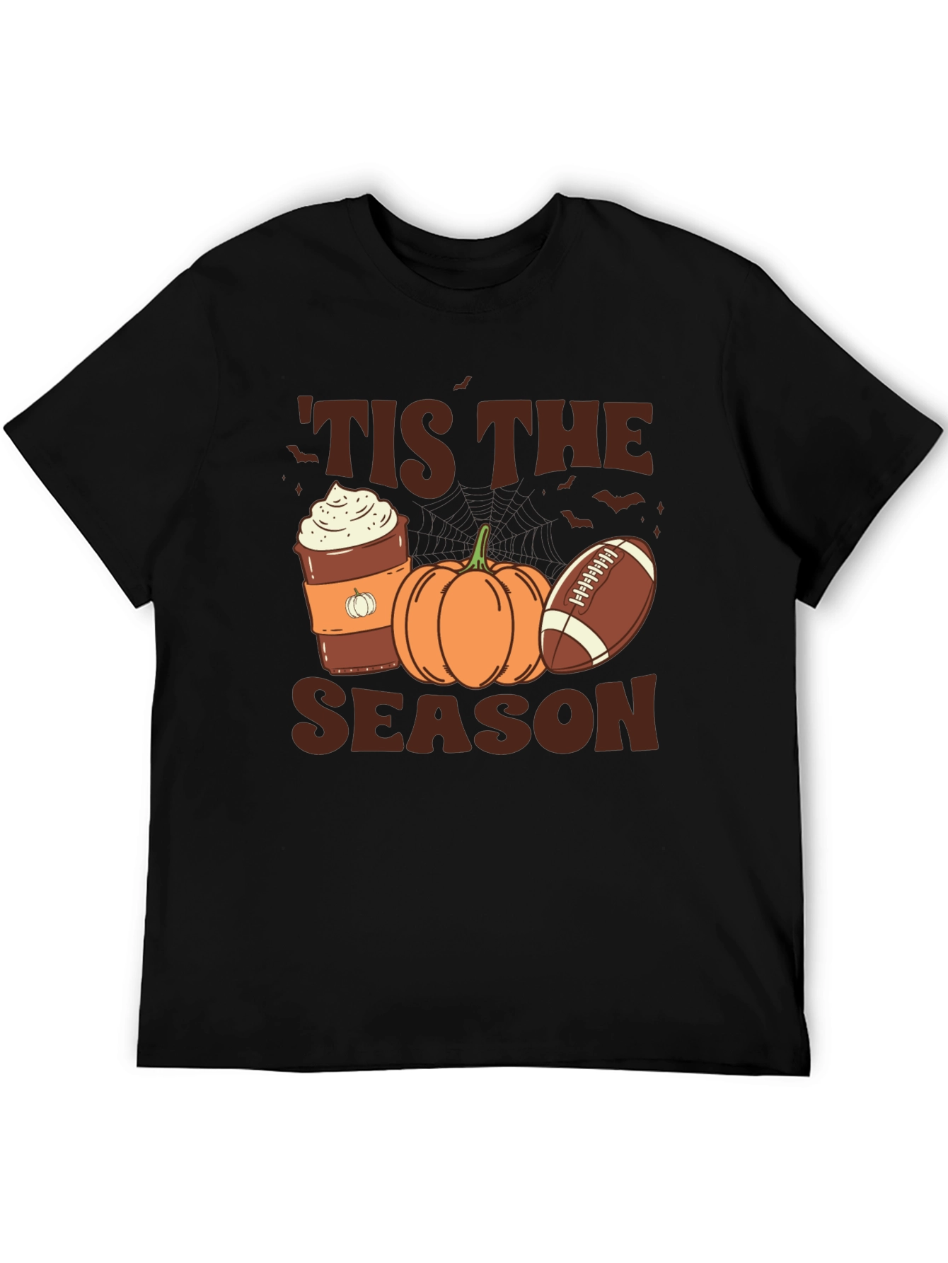 Tis The Season T-Shirt - Pumpkin Spice & Football
