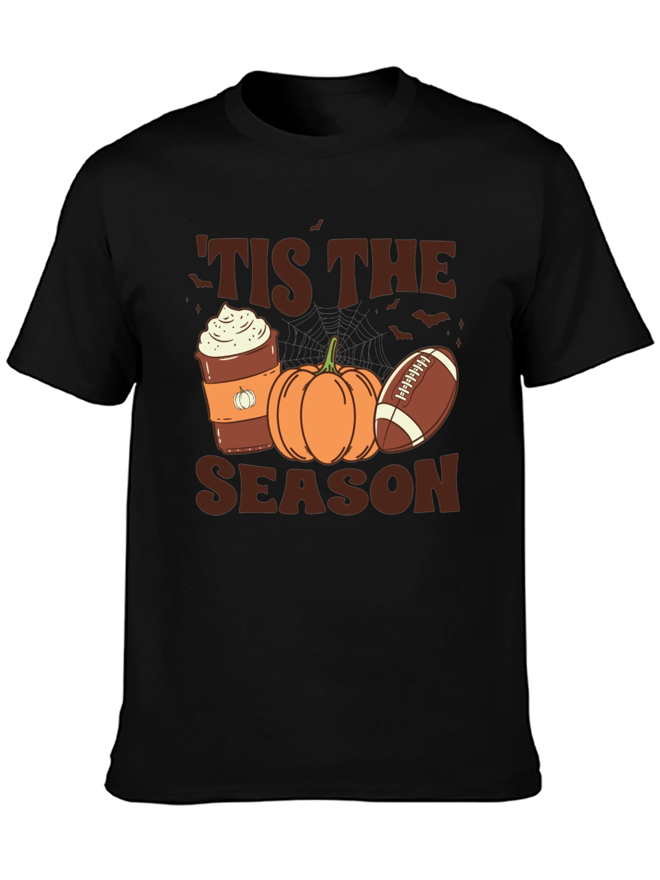 Tis The Season T-Shirt - Pumpkin Spice & Football