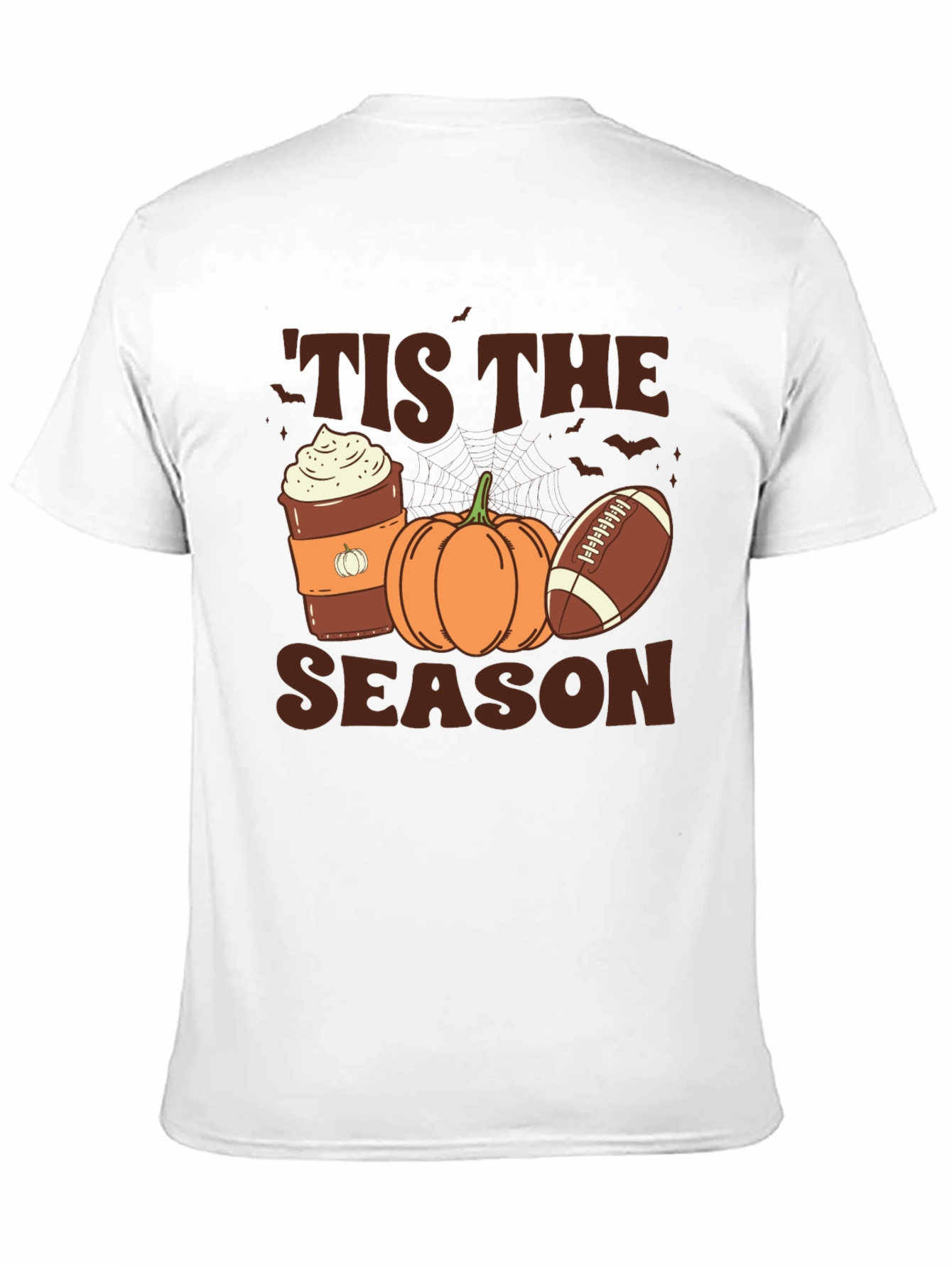 Tis The Season T-Shirt - Pumpkin Spice & Football
