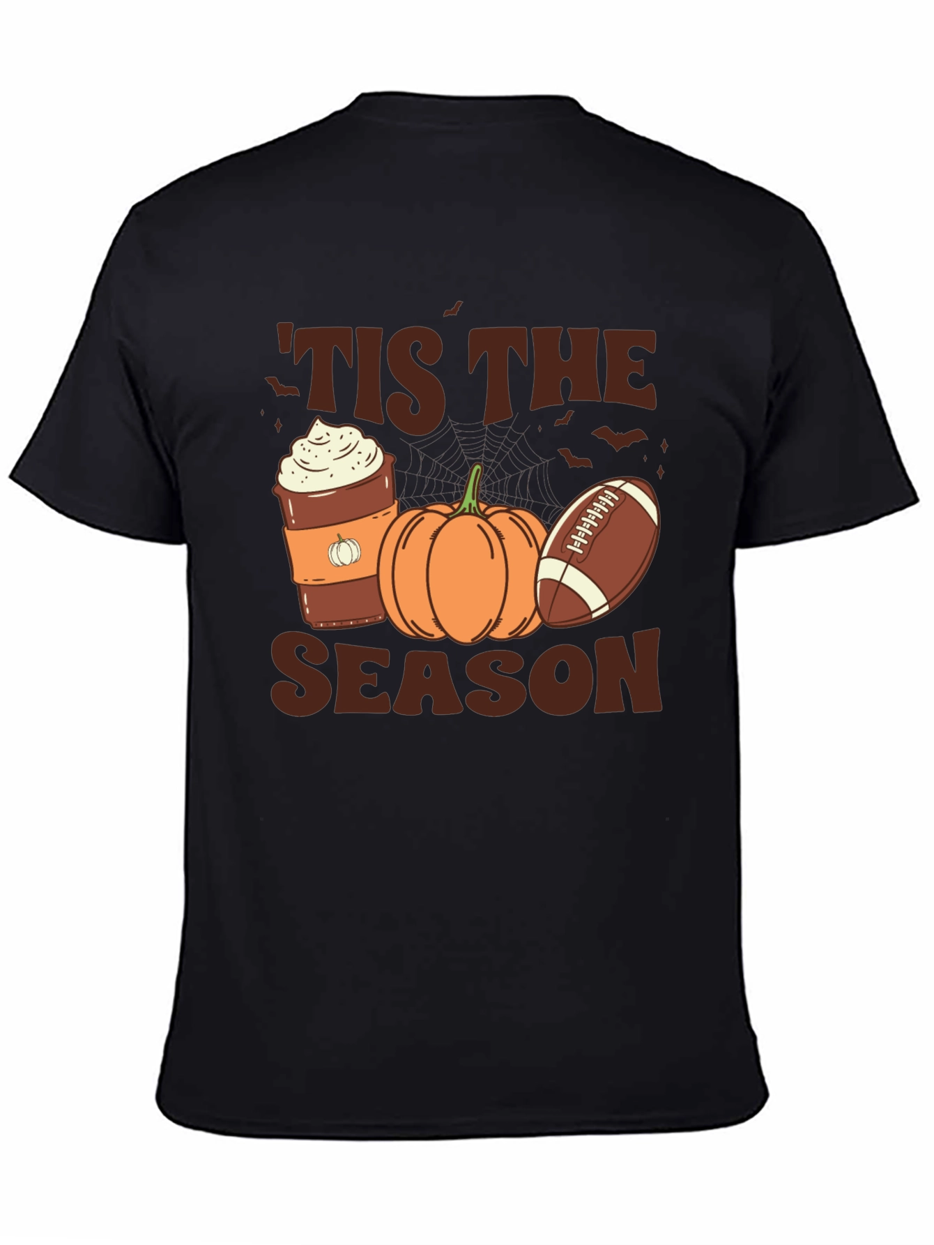 Tis The Season T-Shirt - Pumpkin Spice & Football