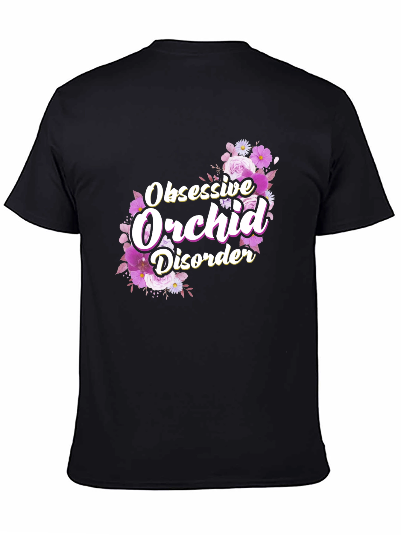 Obsessive Orchid Disorder Floral Graphic Tee