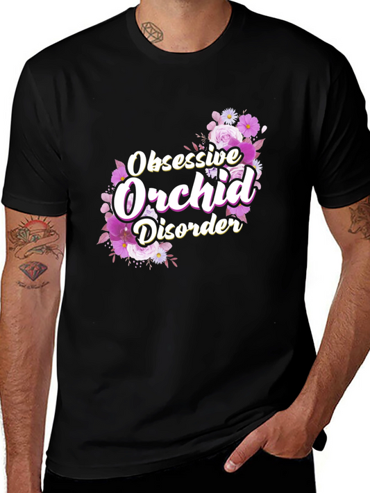 Obsessive Orchid Disorder Floral Graphic Tee