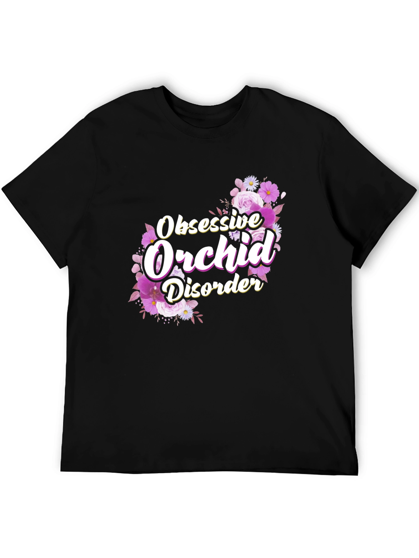 Obsessive Orchid Disorder Floral Graphic Tee