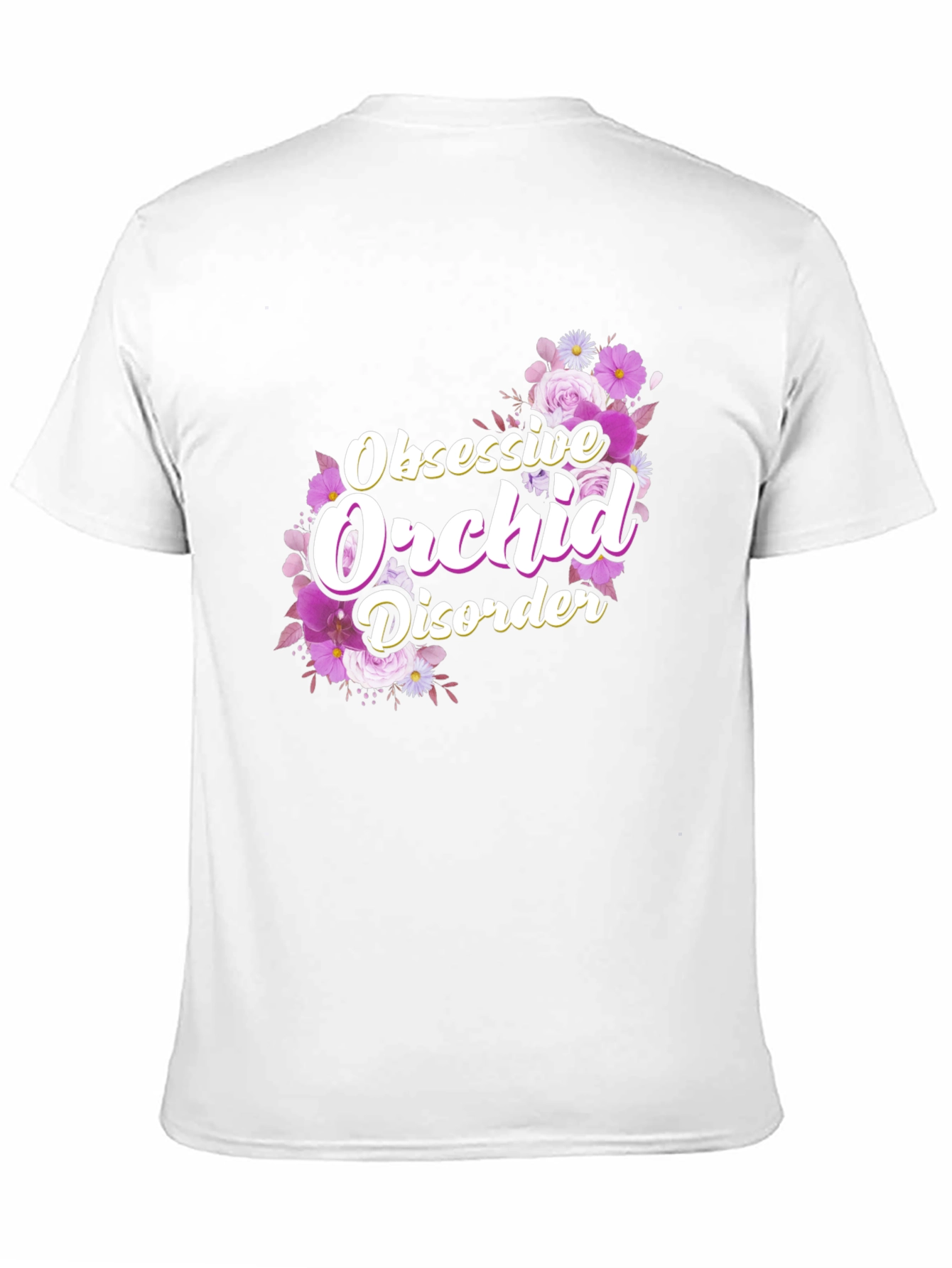 Obsessive Orchid Disorder Floral Graphic Tee