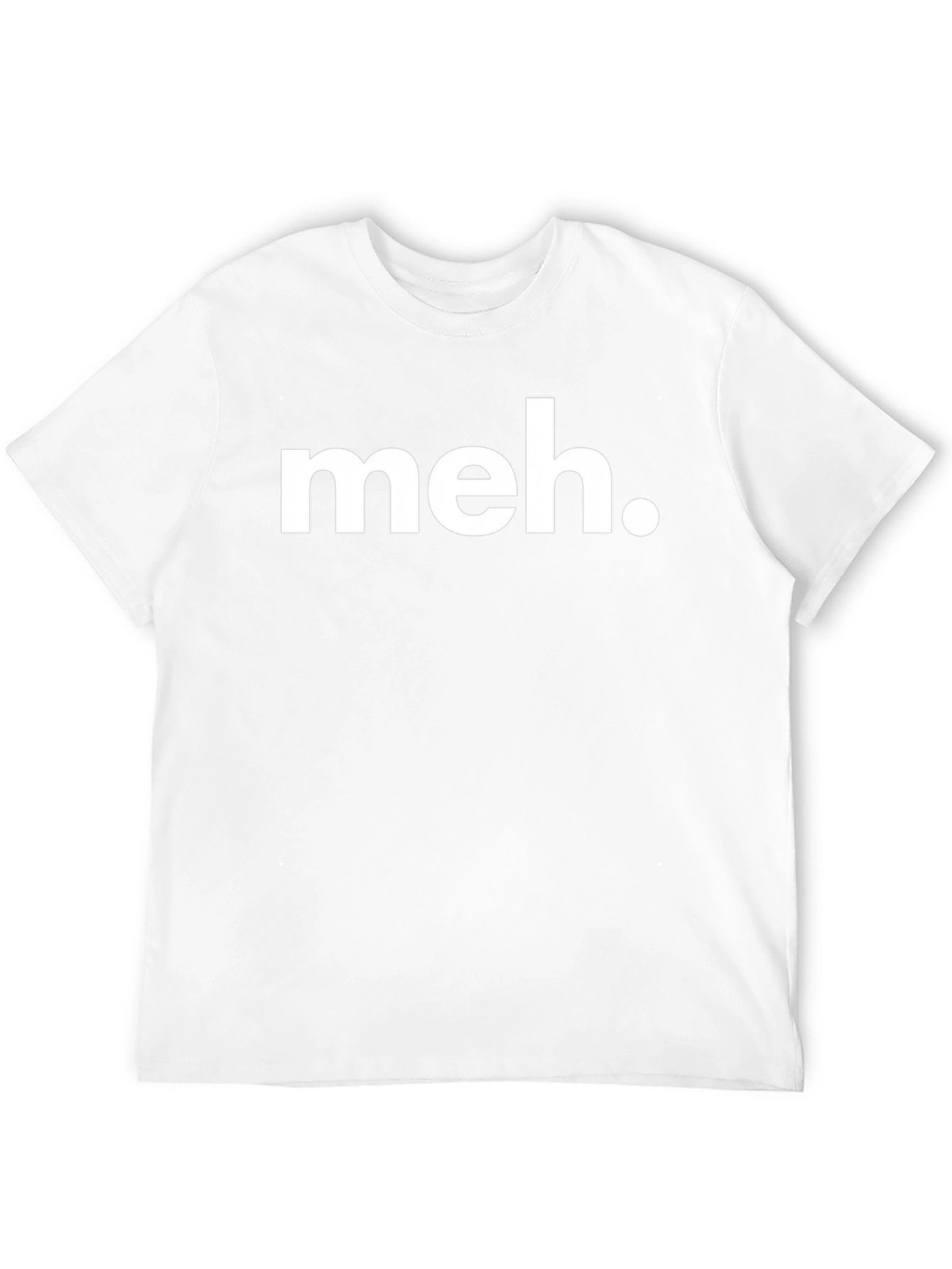 Meh. Graphic T-Shirt - Sarcastic Casual Wear
