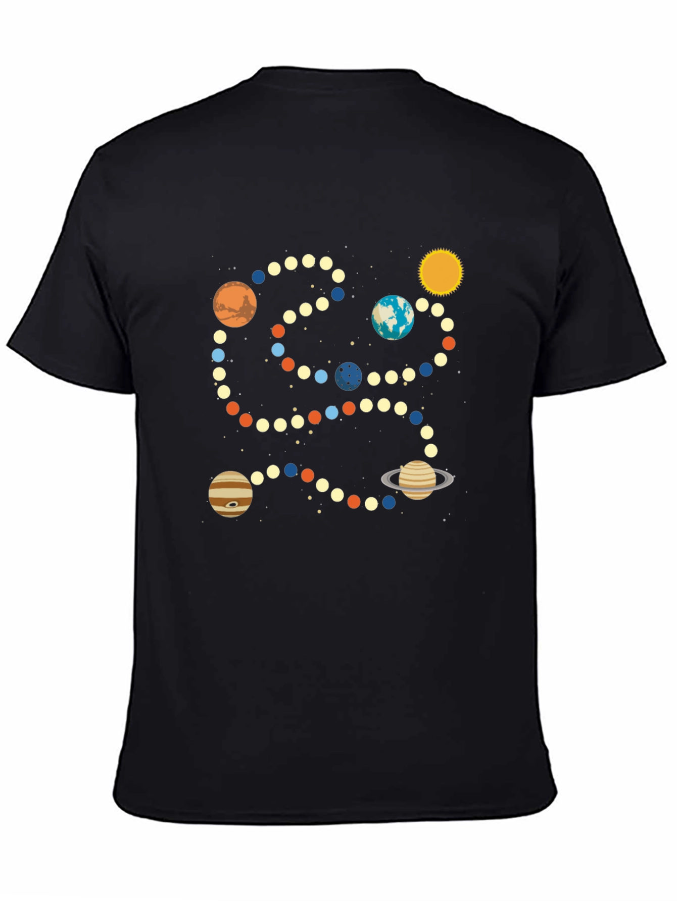 Planetary System T-Shirt - Galaxy Lover Tee