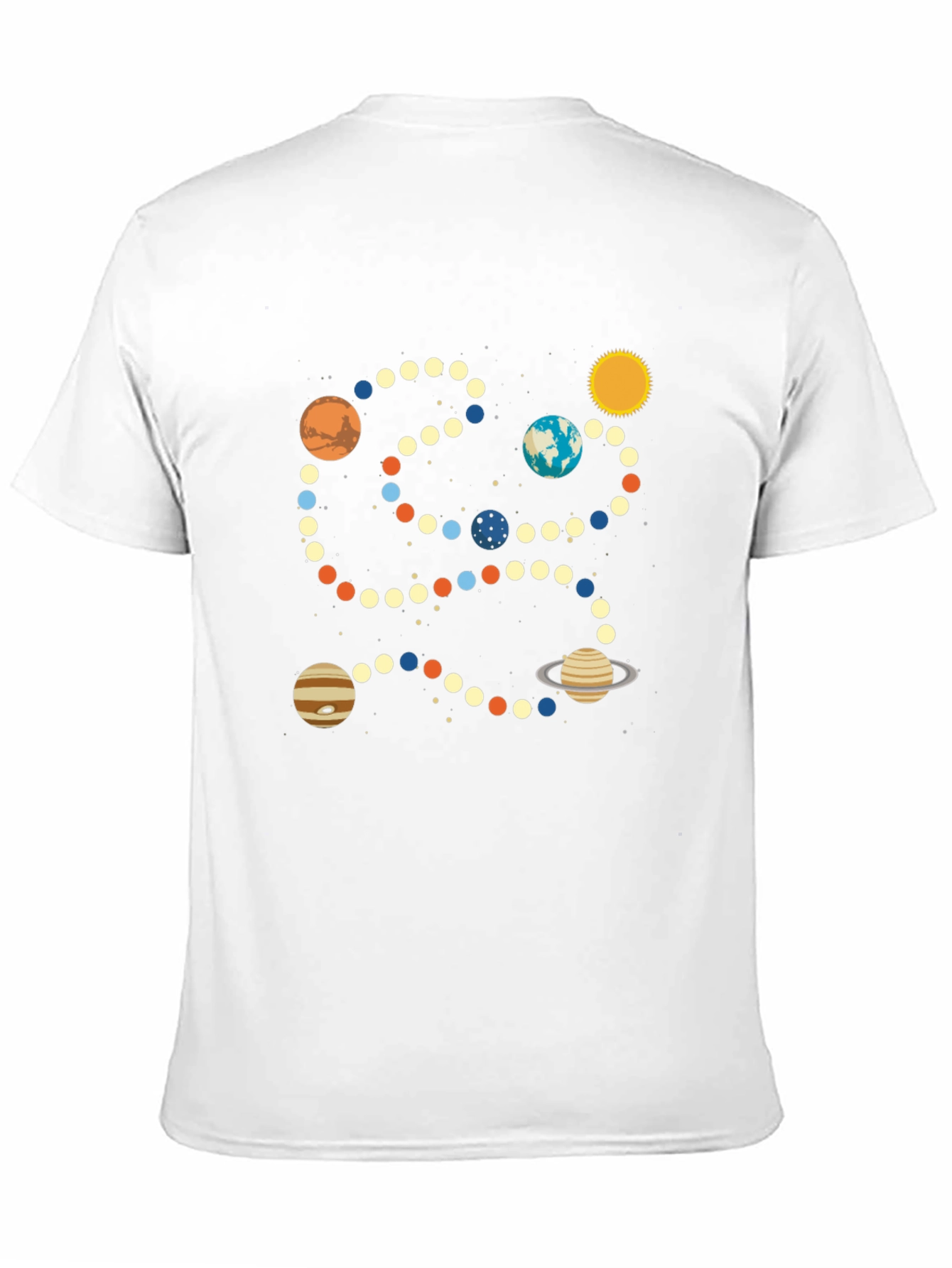 Planetary System T-Shirt - Galaxy Lover Tee