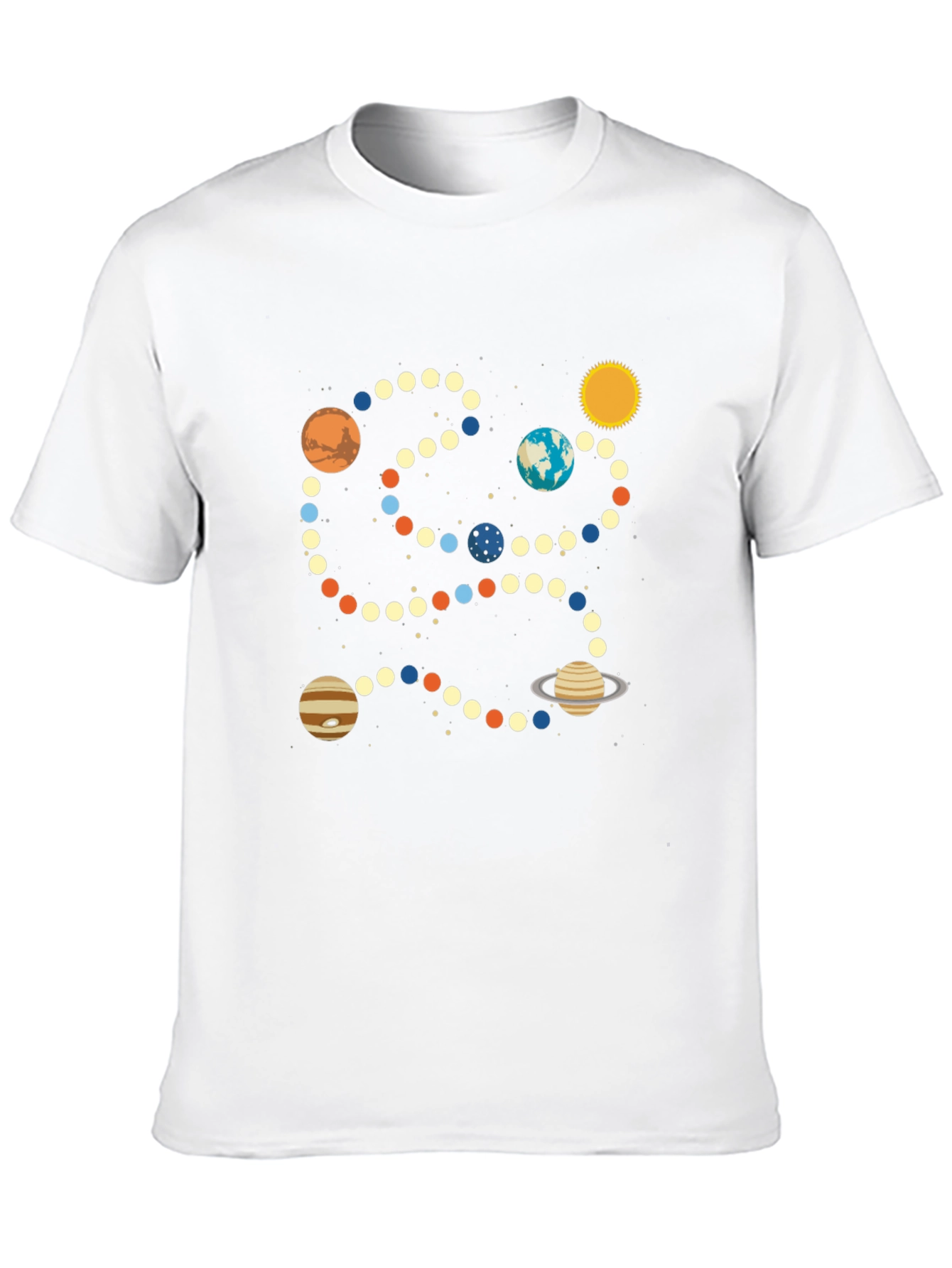 Planetary System T-Shirt - Galaxy Lover Tee