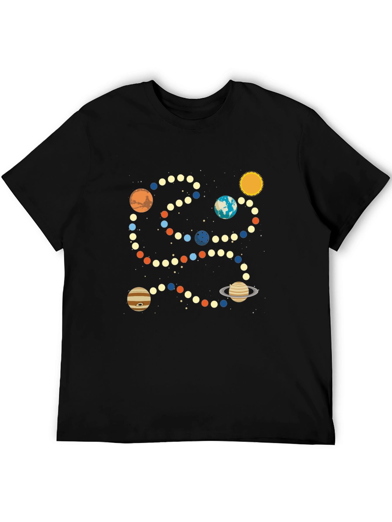 Planetary System T-Shirt - Galaxy Lover Tee