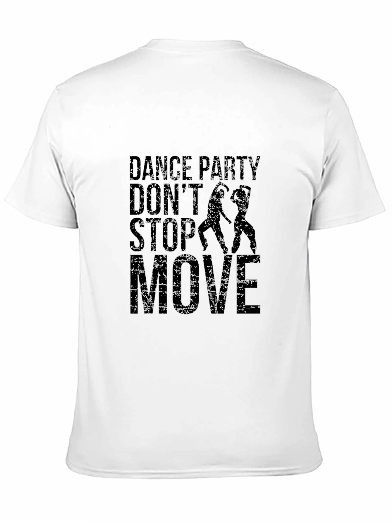 Dance Party Graphic T-Shirt - Black