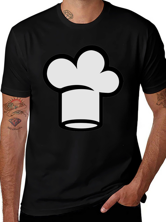 Chef Hat Graphic T-Shirt - Culinary Style