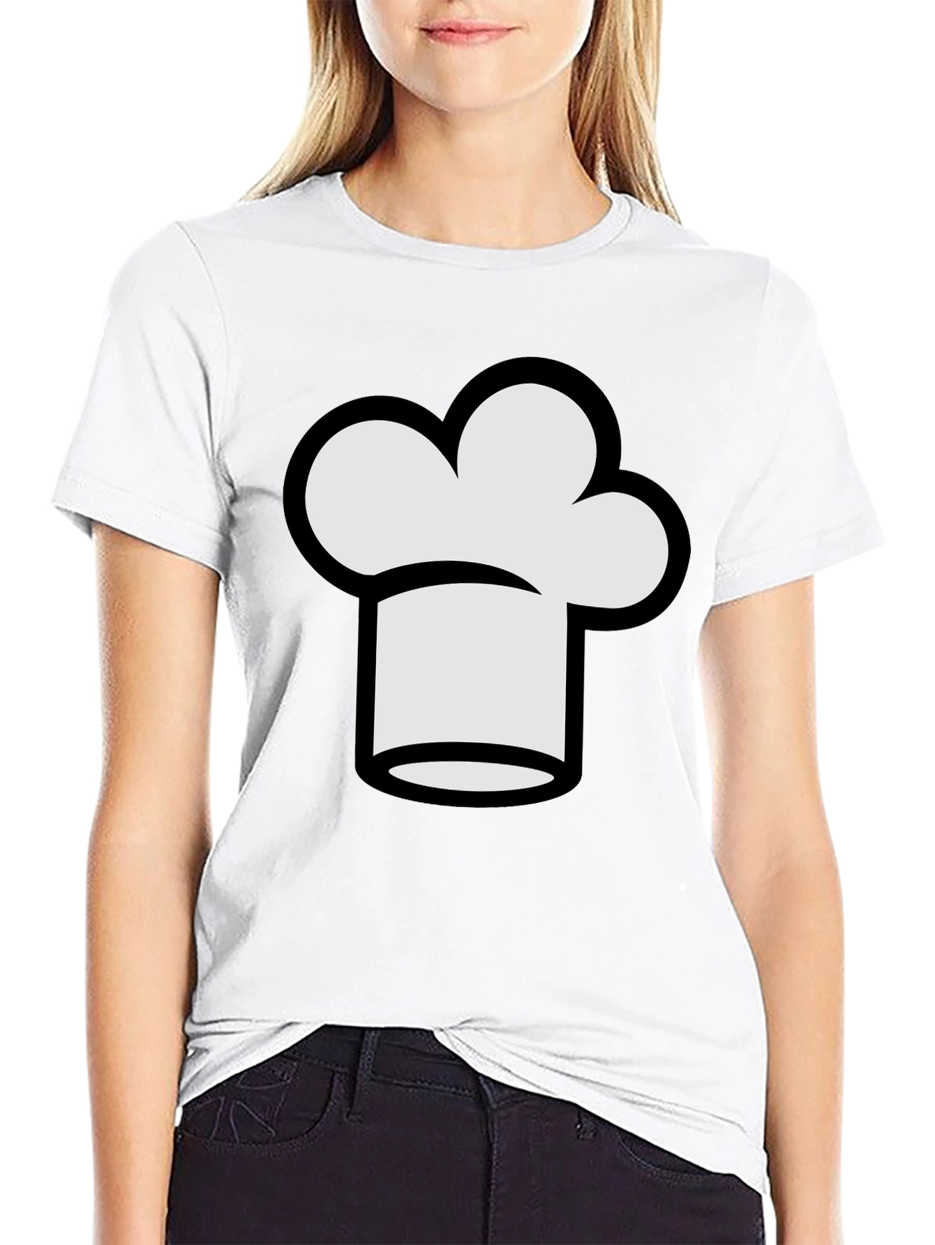 Chef Hat Graphic T-Shirt - Culinary Style