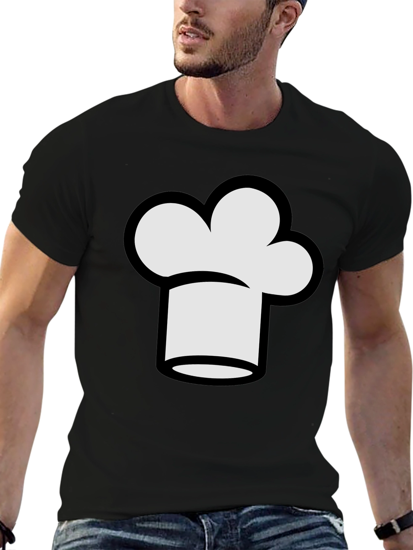 Chef Hat Graphic T-Shirt - Culinary Style