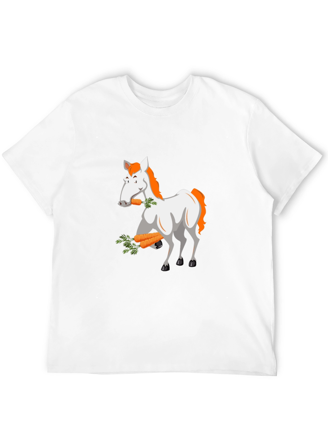 Horse & Carrot Graphic T-Shirt