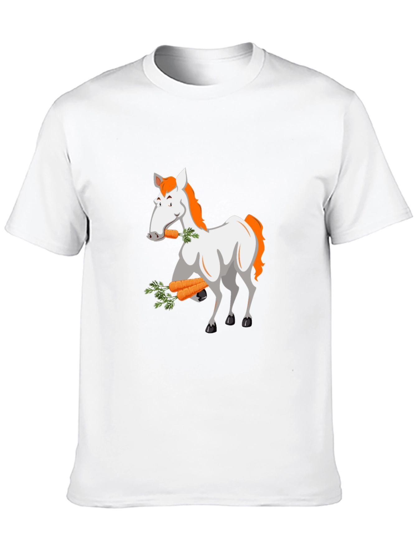 Horse & Carrot Graphic T-Shirt