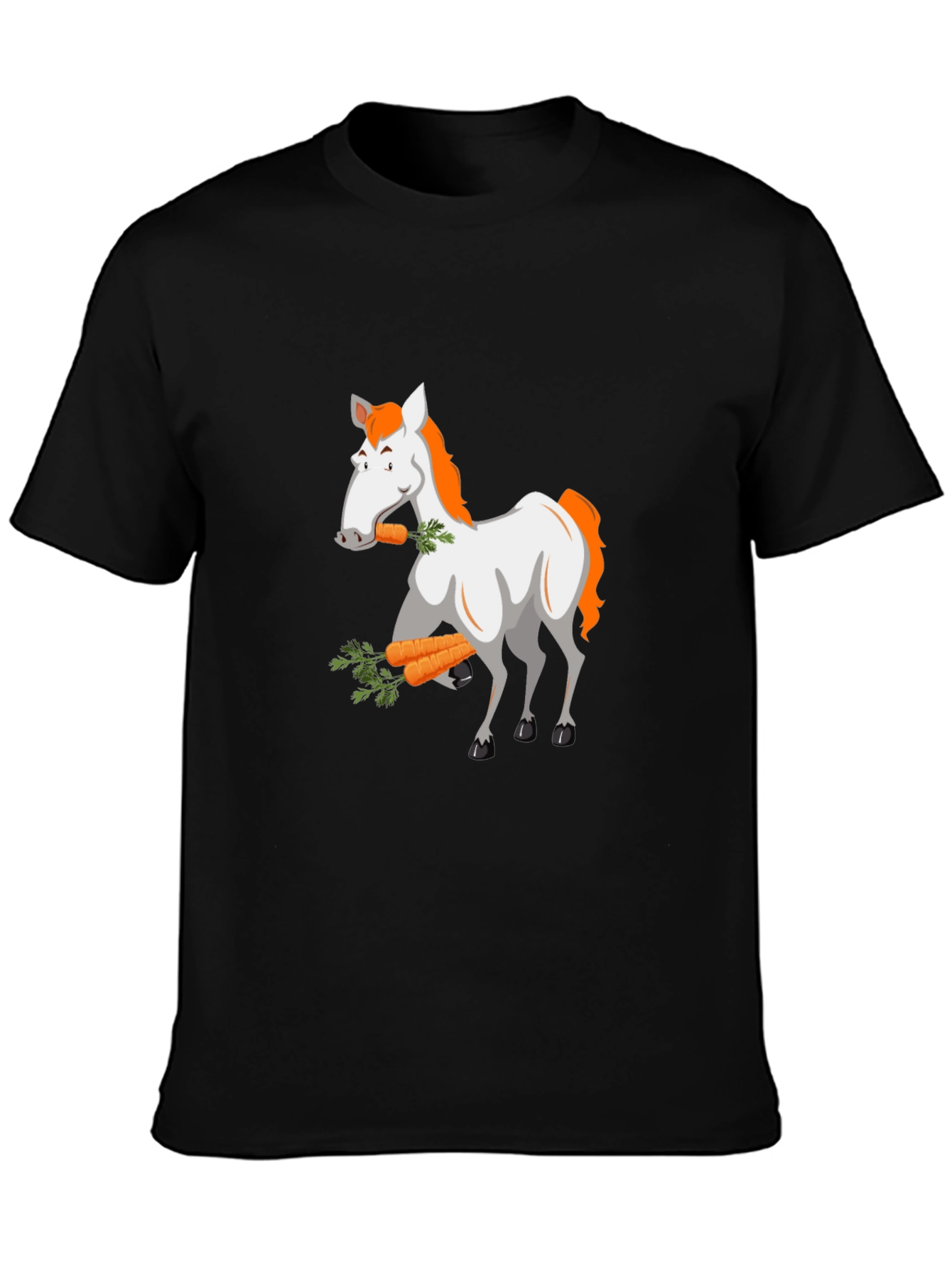 Horse & Carrot Graphic T-Shirt