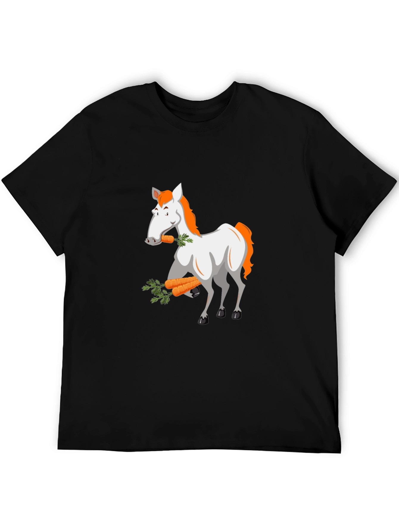 Horse & Carrot Graphic T-Shirt