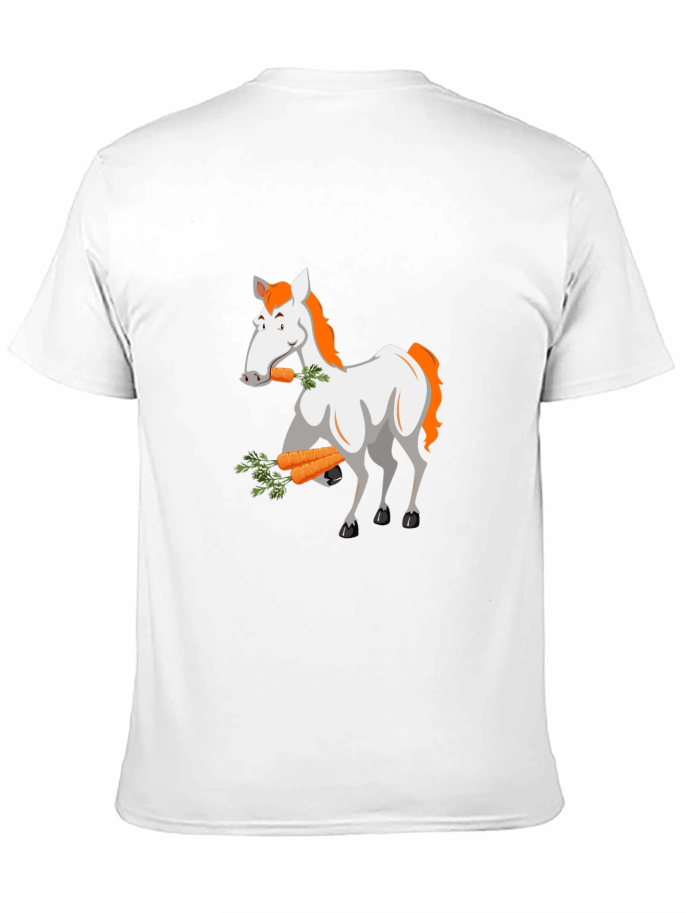 Horse & Carrot Graphic T-Shirt