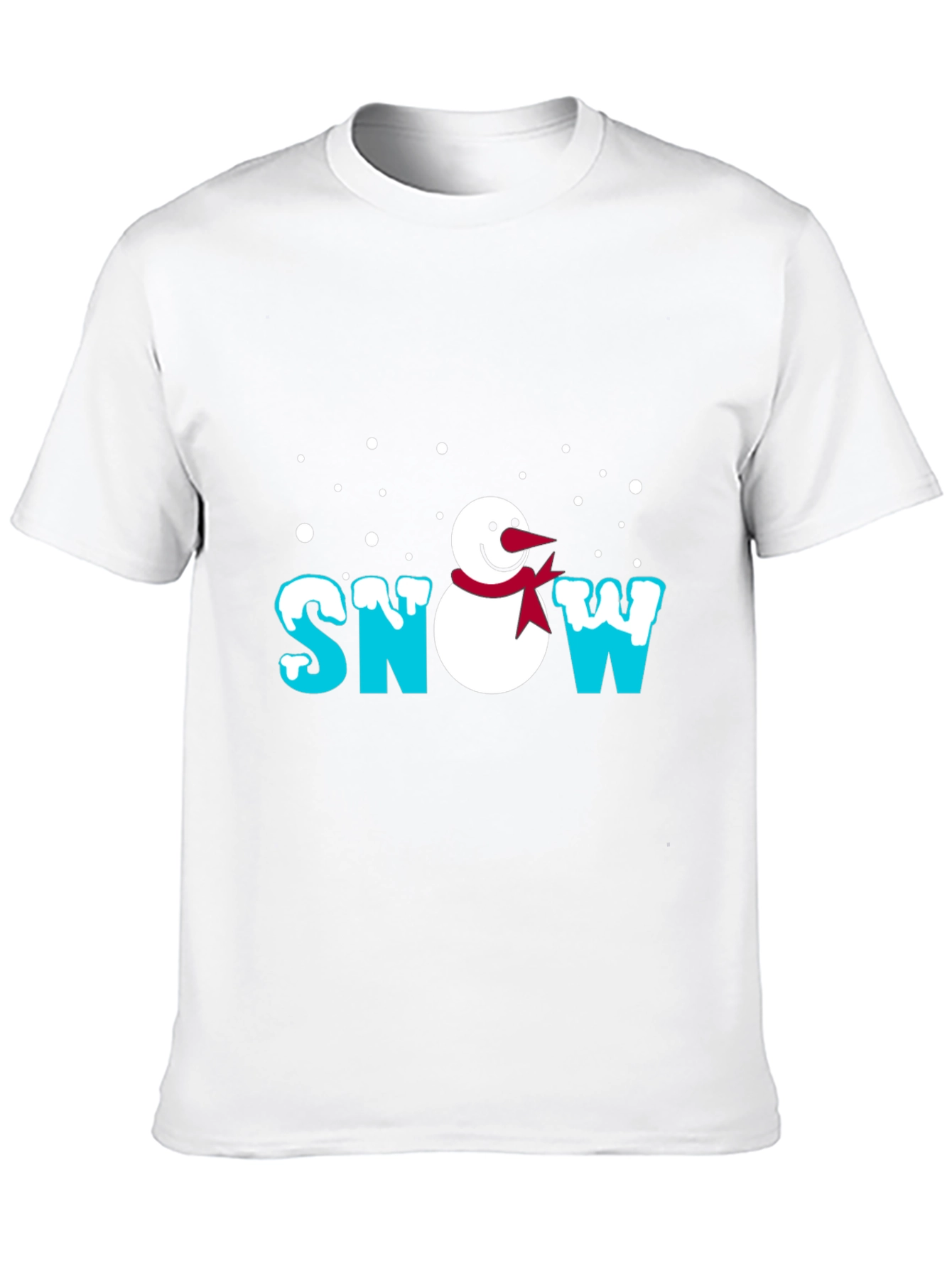 Snowman Graphic Tee - Winter Holiday T-Shirt