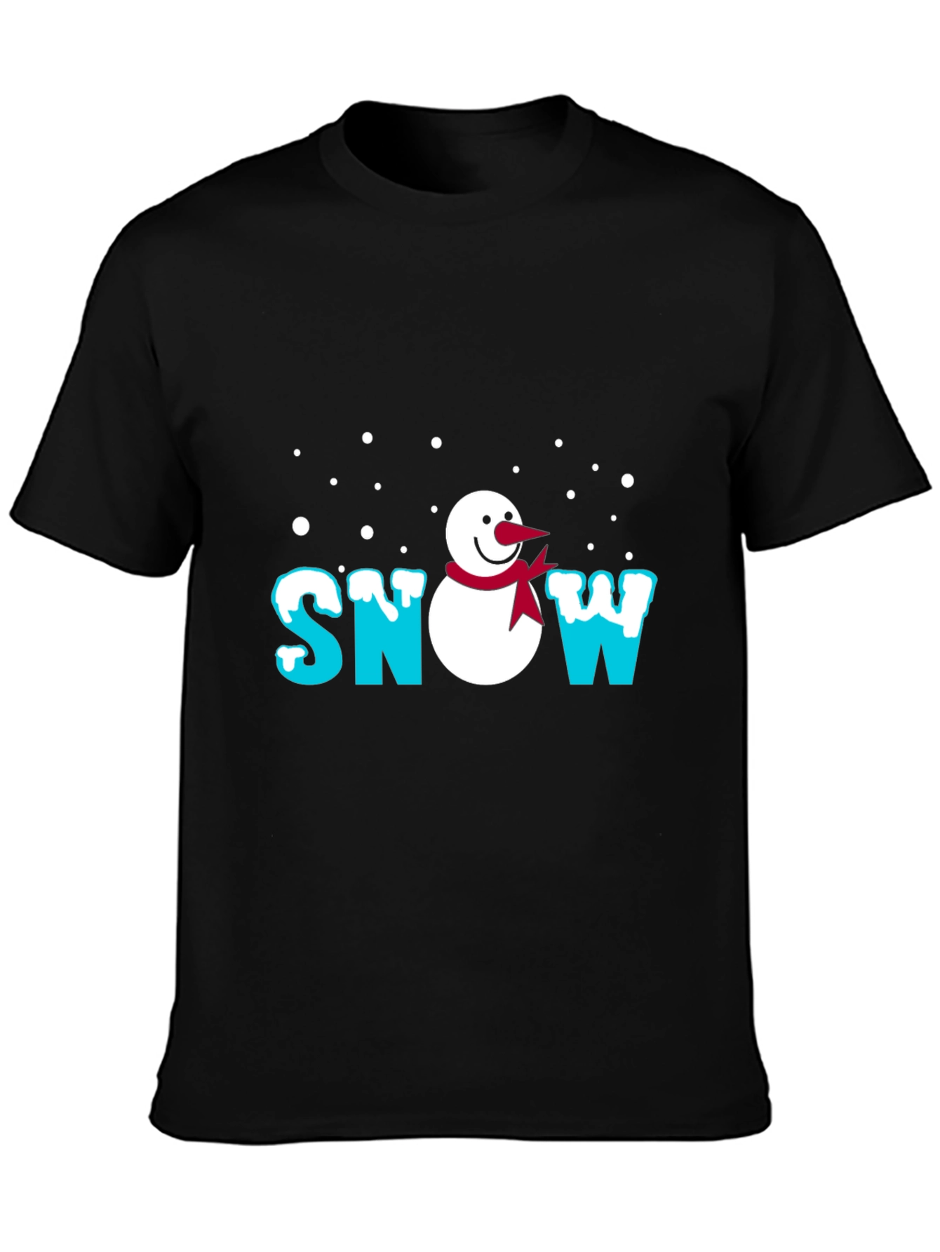 Snowman Graphic Tee - Winter Holiday T-Shirt