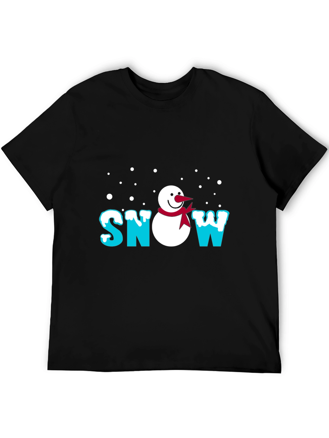 Snowman Graphic Tee - Winter Holiday T-Shirt