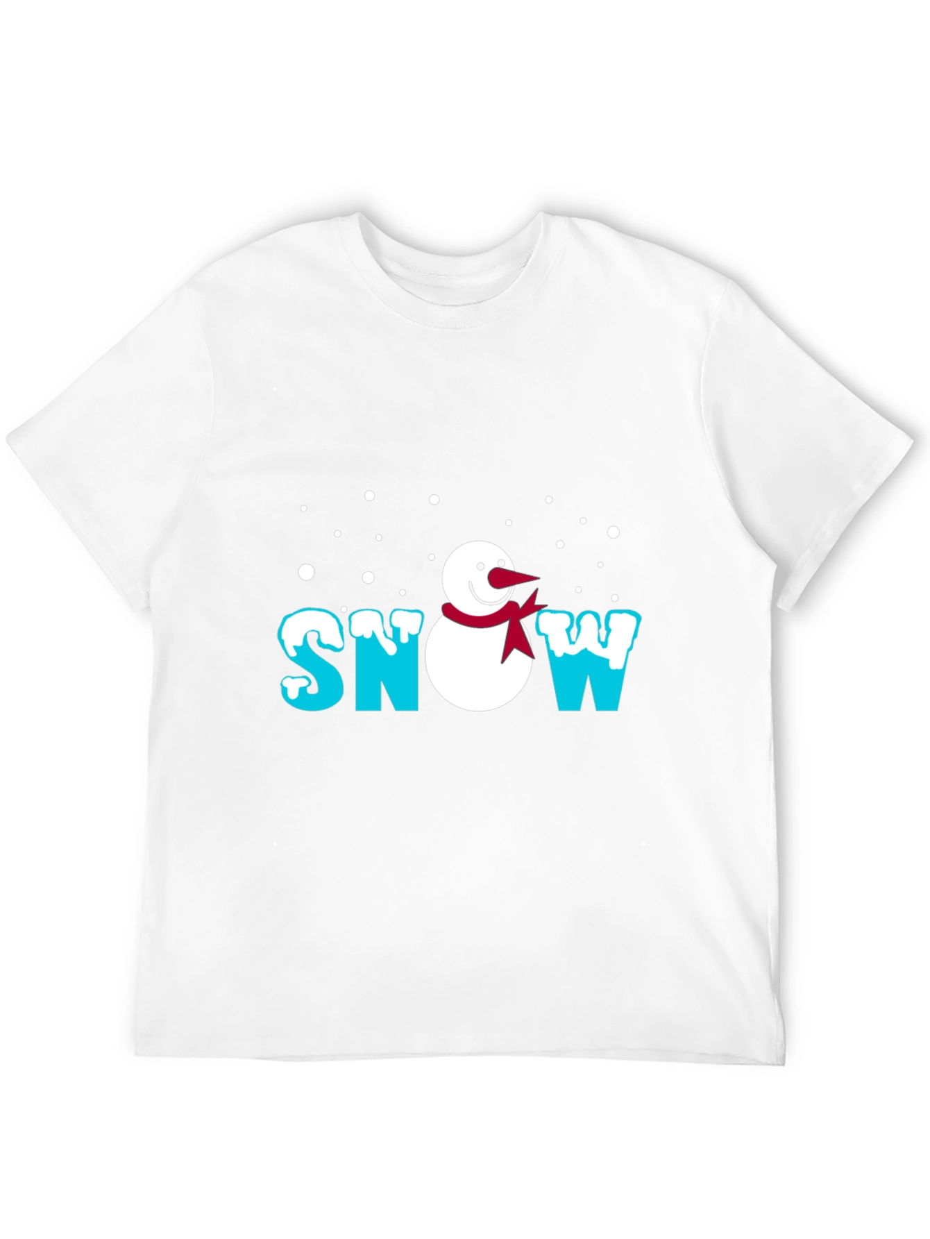 Snowman Graphic Tee - Winter Holiday T-Shirt