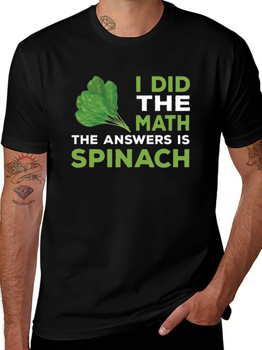 Math is Spinach T-Shirt
