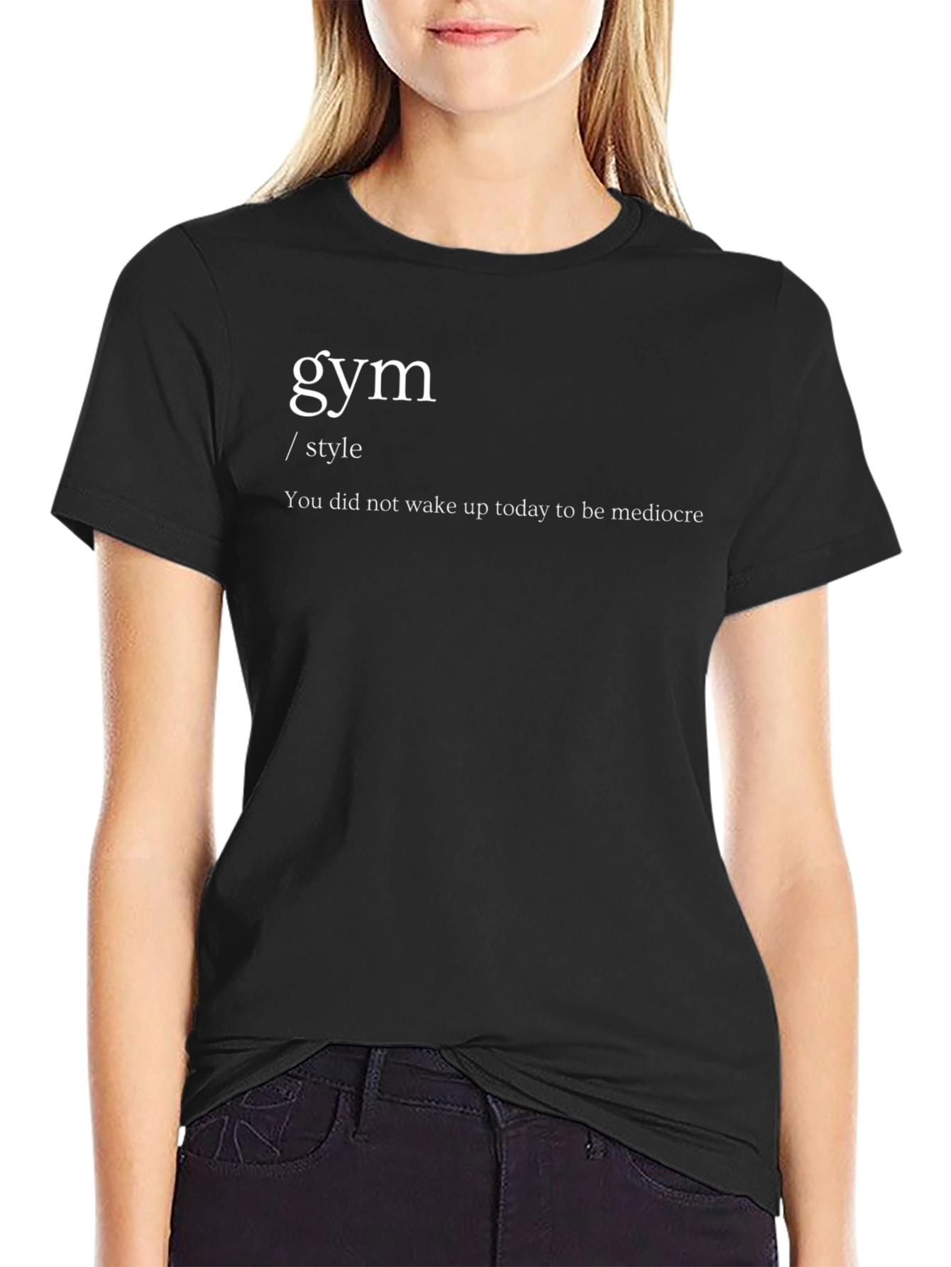 Gym Style Graphic Tee - Motivational Workout Shirt