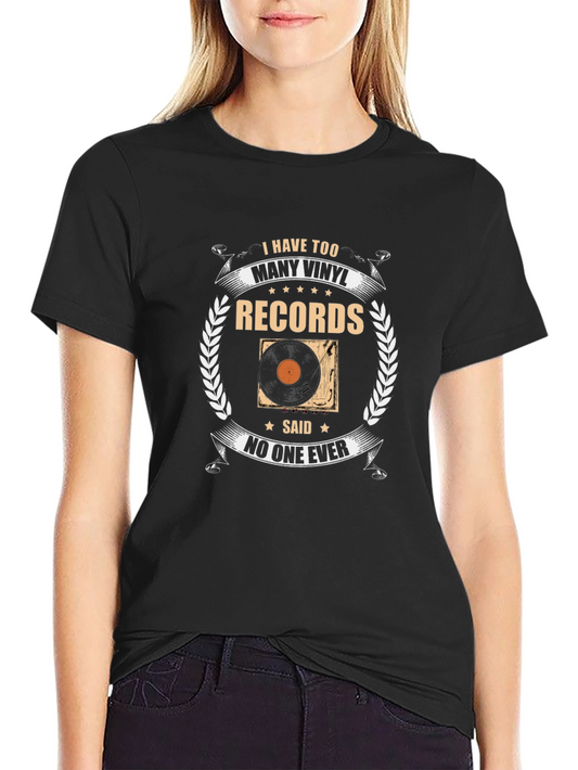 Vinyl Records T-Shirt - Funny Music Lover Tee