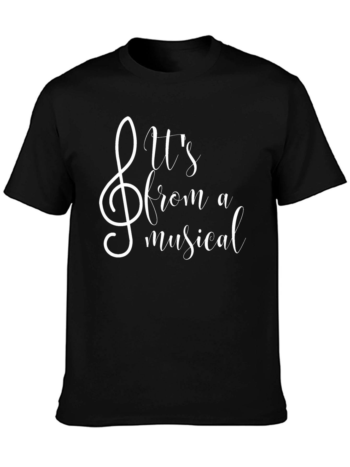 Musical T-Shirt - Treble Clef Design