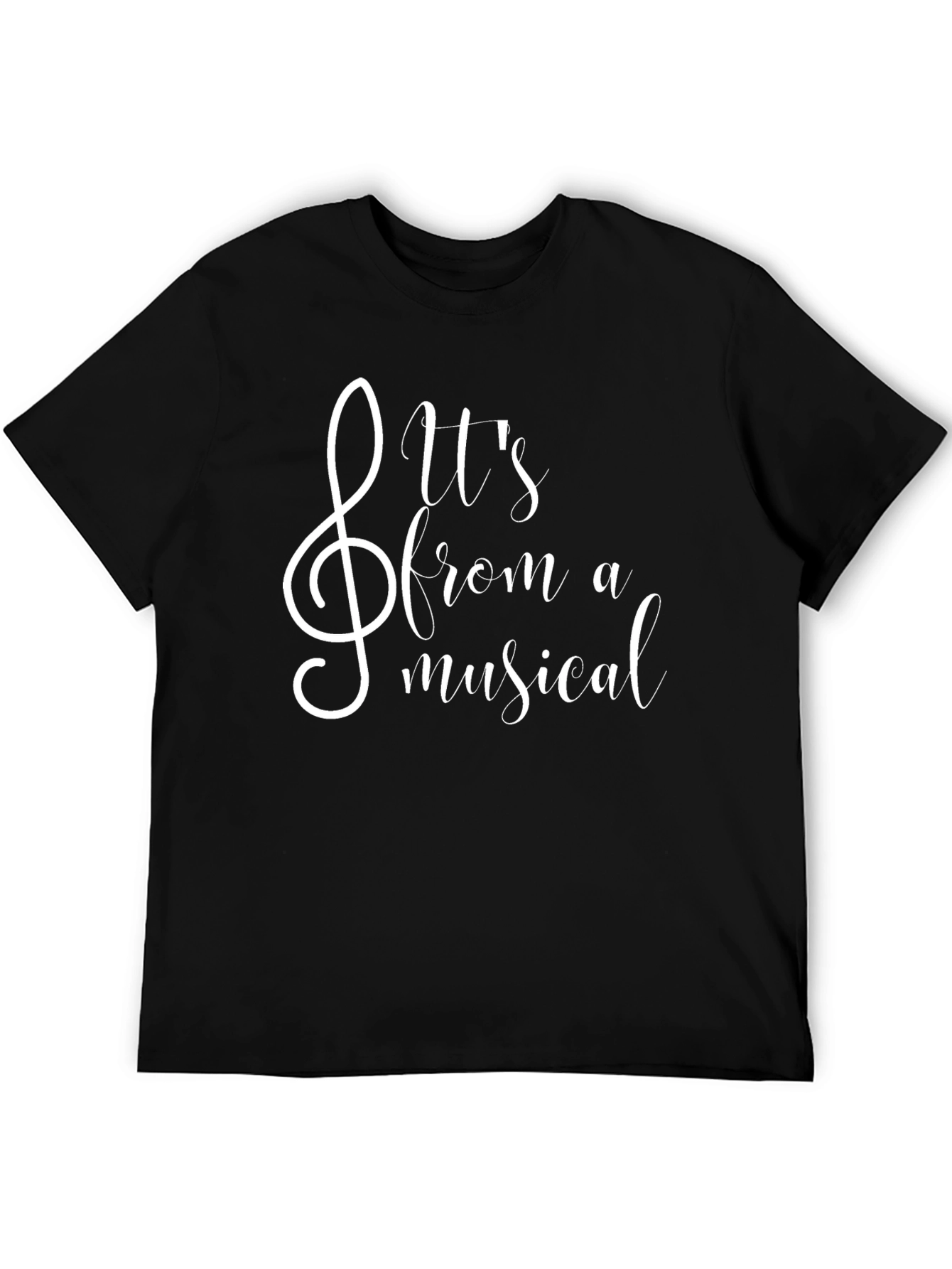 Musical T-Shirt - Treble Clef Design