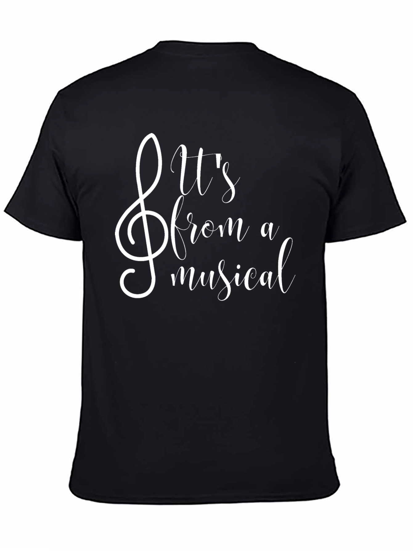 Musical T-Shirt - Treble Clef Design