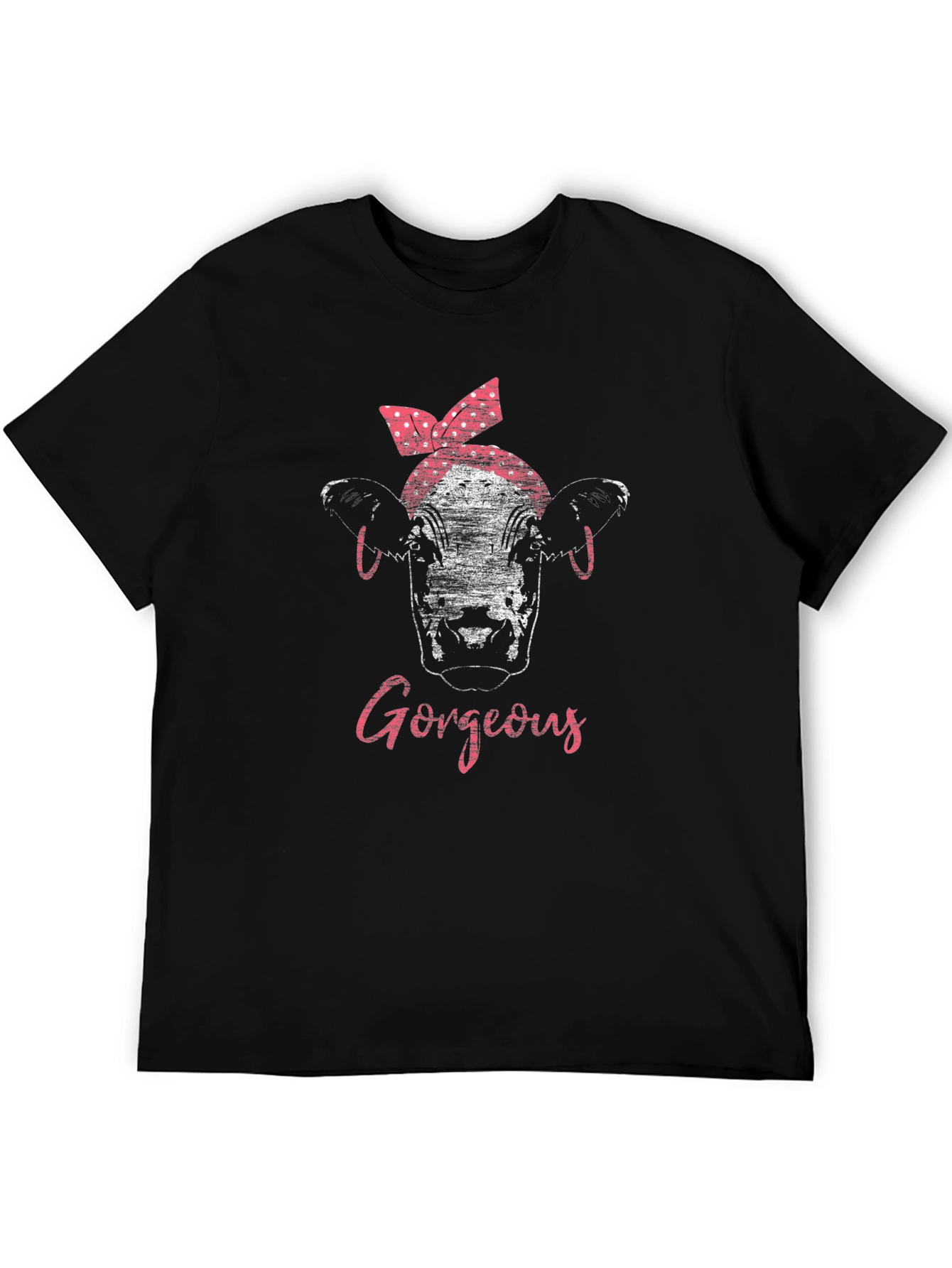 Gorgeous Cow Bandana Graphic Tee