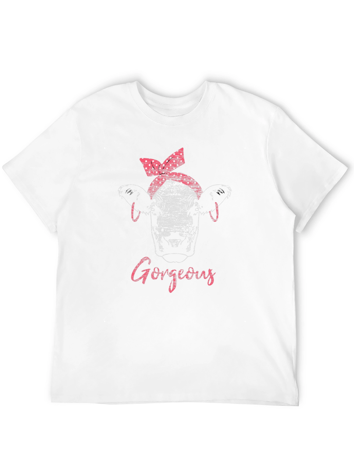 Gorgeous Cow Bandana Graphic Tee