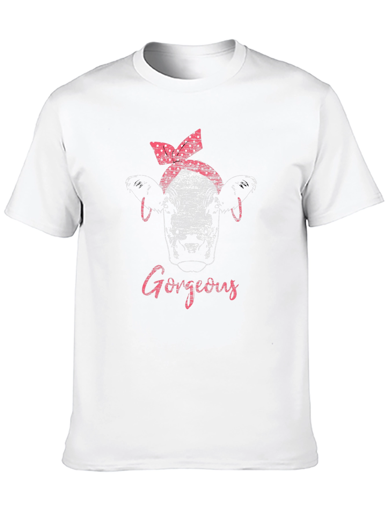 Gorgeous Cow Bandana Graphic Tee