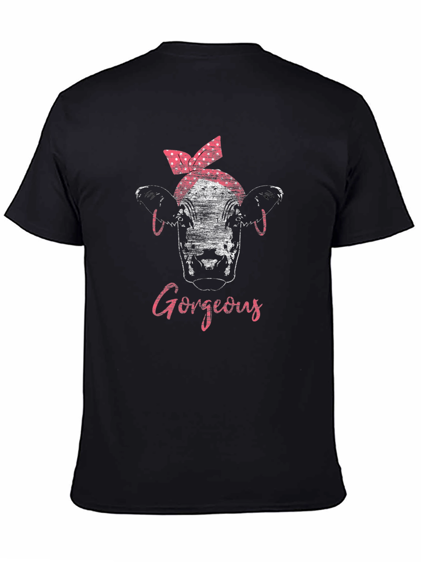 Gorgeous Cow Bandana Graphic Tee