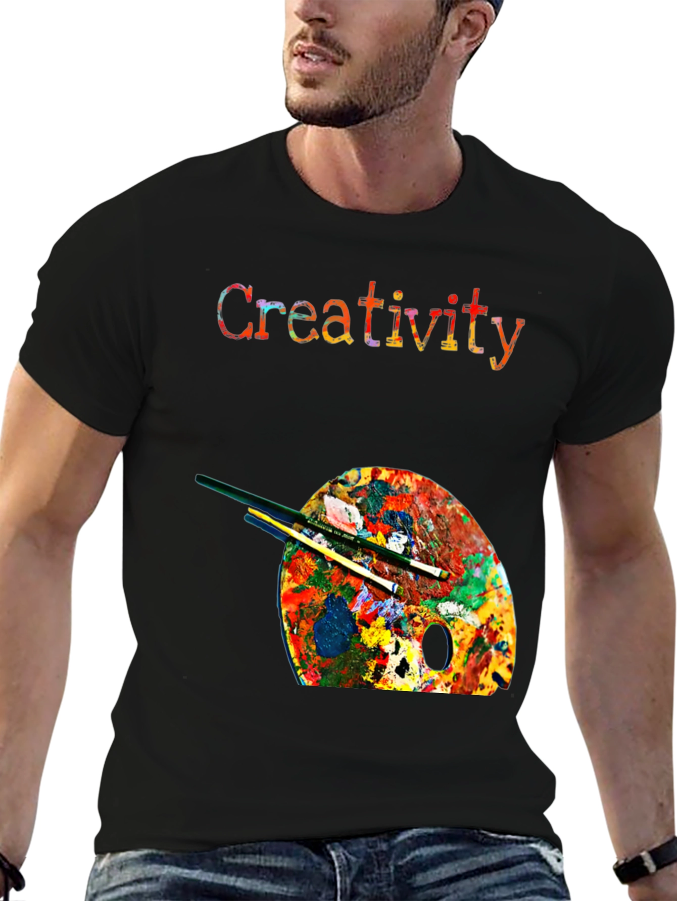 Creativity Artist Palette Graphic T-Shirt